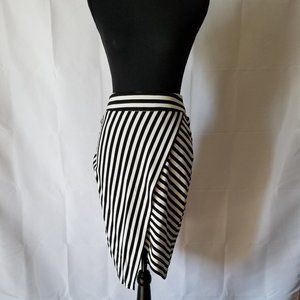Stripe Tulip Pencil Skirt